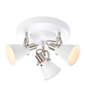 Markslöjd Alton taklampe 31 cm hvit/krom