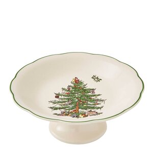 Spode Christmas Tree godteskål på fot 18 cm