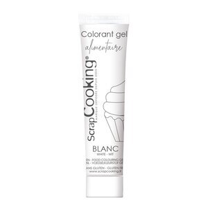 ScrapCooking Konditorfarge 20g hvit