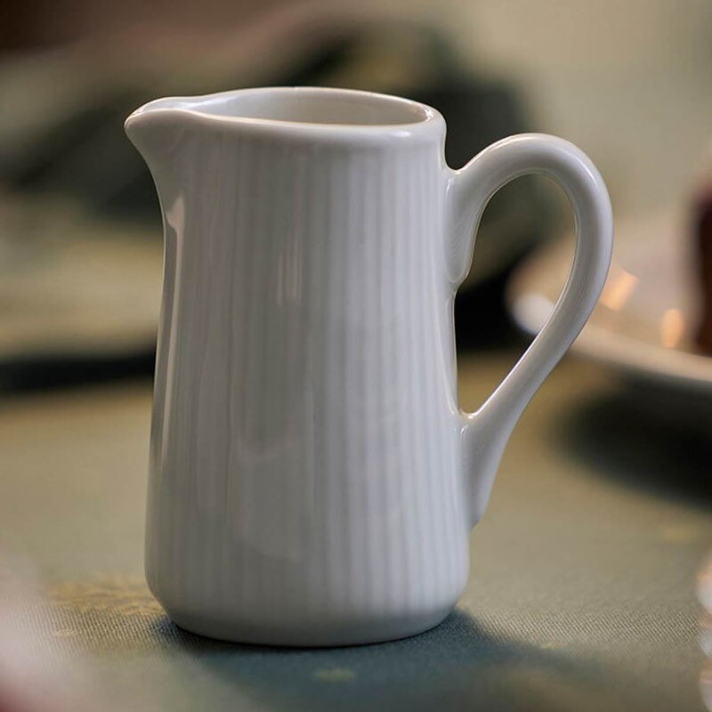 Pillivuyt Plissé kanne 13 cl hvit