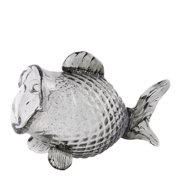 Pols Potten Fat Fish krukke 38 cm mørkegrå