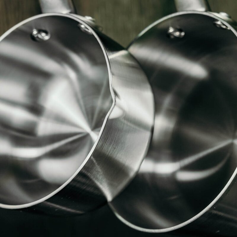 Skottsberg Kasserolle med lokk 14 cm/1L rustfritt stål