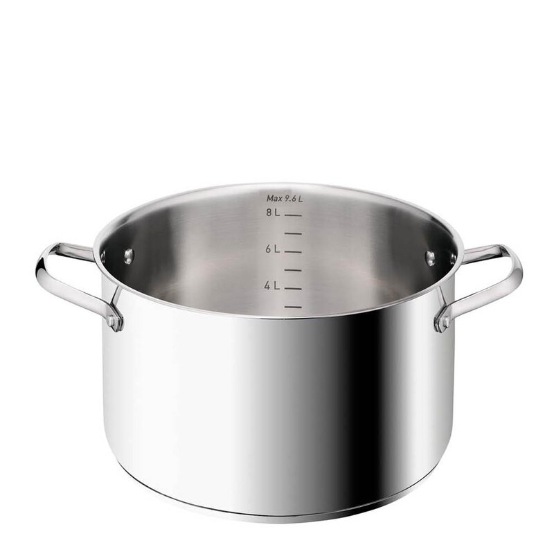 Tefal Emotion Plus SS Uncoated XL gryte 9,6 L med lokk
