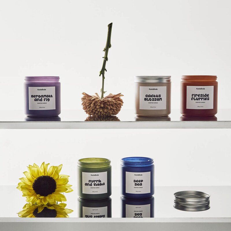 Kosta Boda Mind duftlys 10 cm Myrrh & Tokha