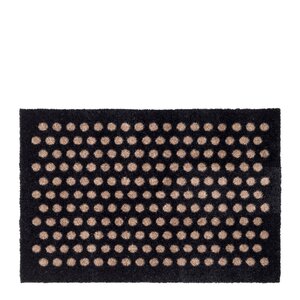 Tica Copenhagen Dot gulvmatte 40x60 cm svart/sand