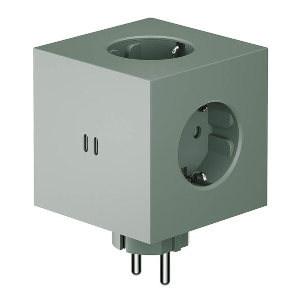 Avolt Square 2 USB-C 76x76 cm 30W Oak Green