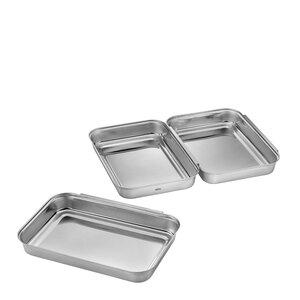 Gefu Pando formsett 3 deler stål