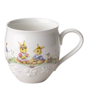 Villeroy & Boch Spring Fantasy Flower Meadow krus 50 cl grønn/hvit