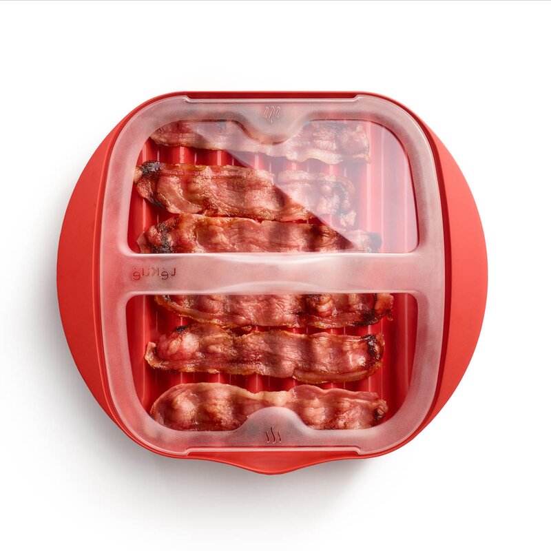 Lékué Baconform for tilberedning i mikrobølgeovn 30x28 cm