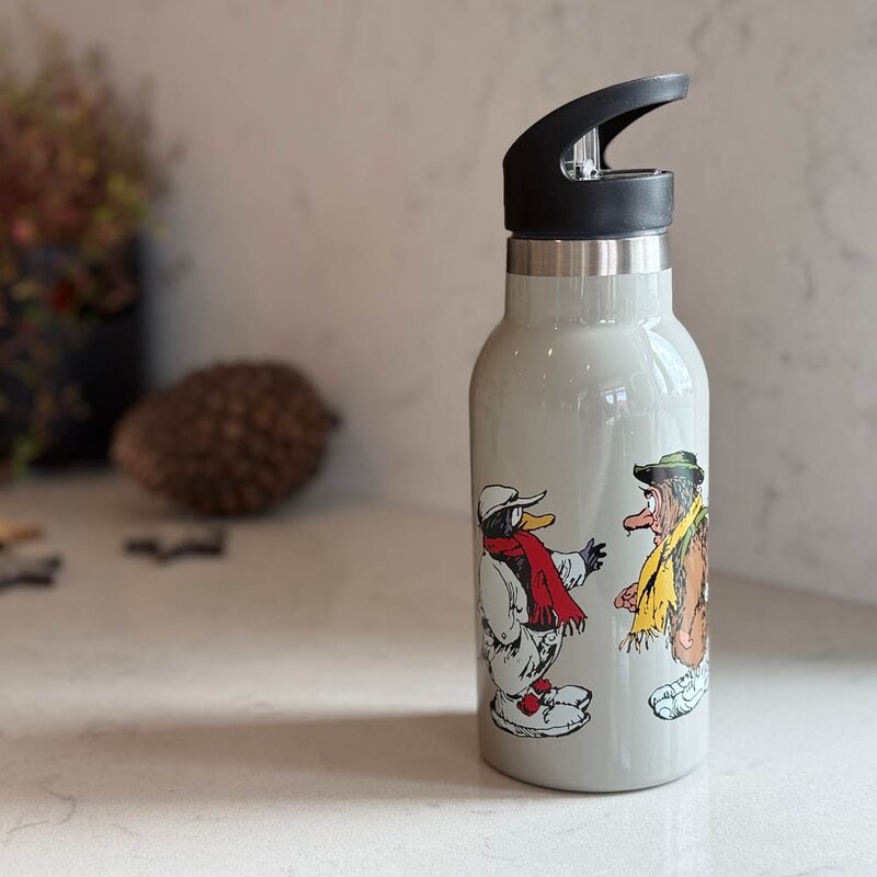 Flåklypa Flåklypa drikkeflaske 350 ml Samtalen brun