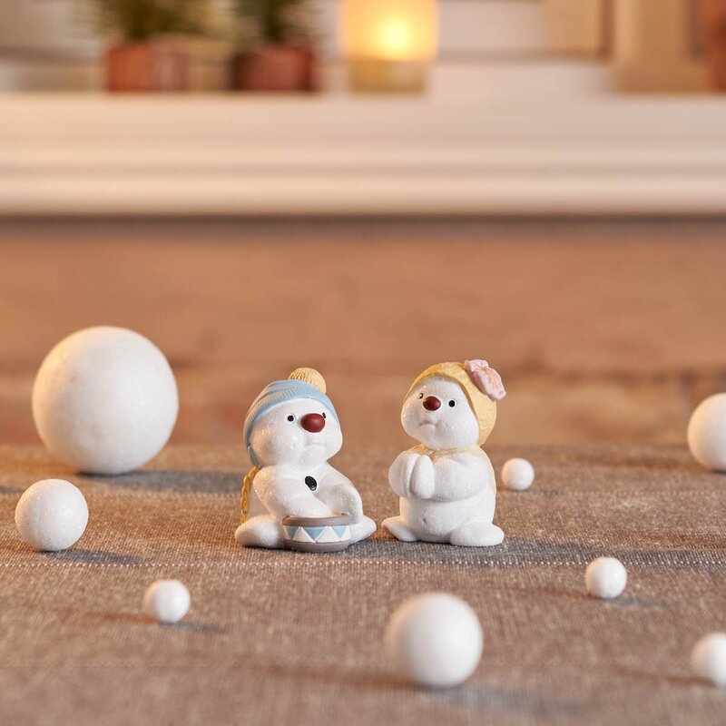 Klarborg Snømenn 2023  Thamias & Tida 5 cm