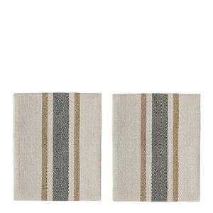 OYOY Linu serviett 45x45 cm 2 stk black