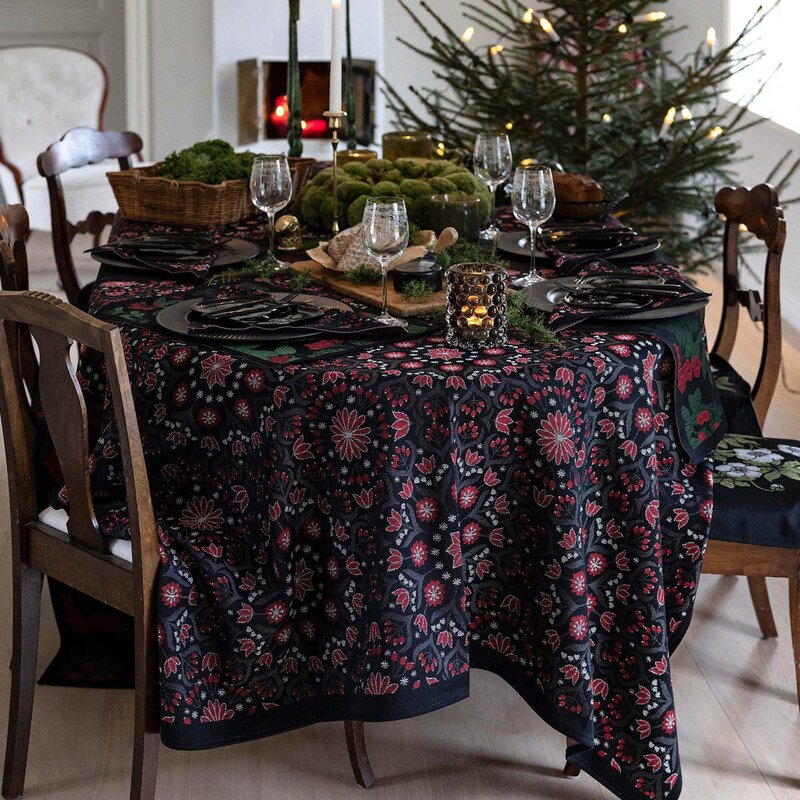 Ekelund Bettys Jul duk 145x250 cm rød