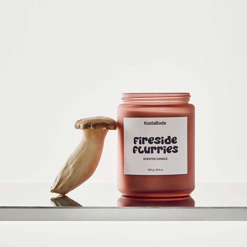 Kosta Boda Mind duftlys 13 cm Fireside Flurries