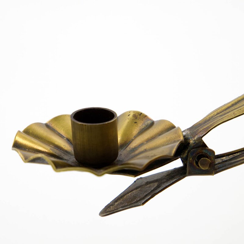 House Doctor Halla lysestake i jern 10 cm 6 stk messing