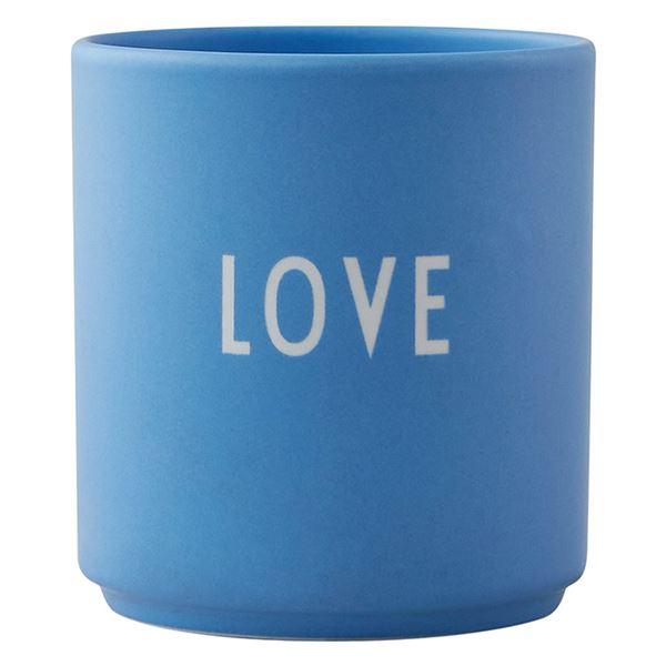 Design Letters Favourite krus 25 cl Love sky blue