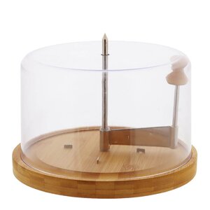 Kesper Ostskjærer med lokk 21,7 cm bambus