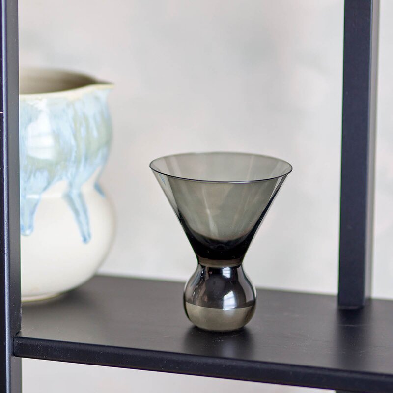 Bloomingville Coctailglass Corliss 16,5 cl 4 stk grå