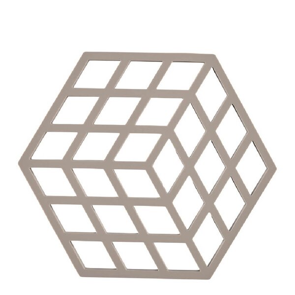 Zone Denmark Cube bordskåner 16x14 cm taupe