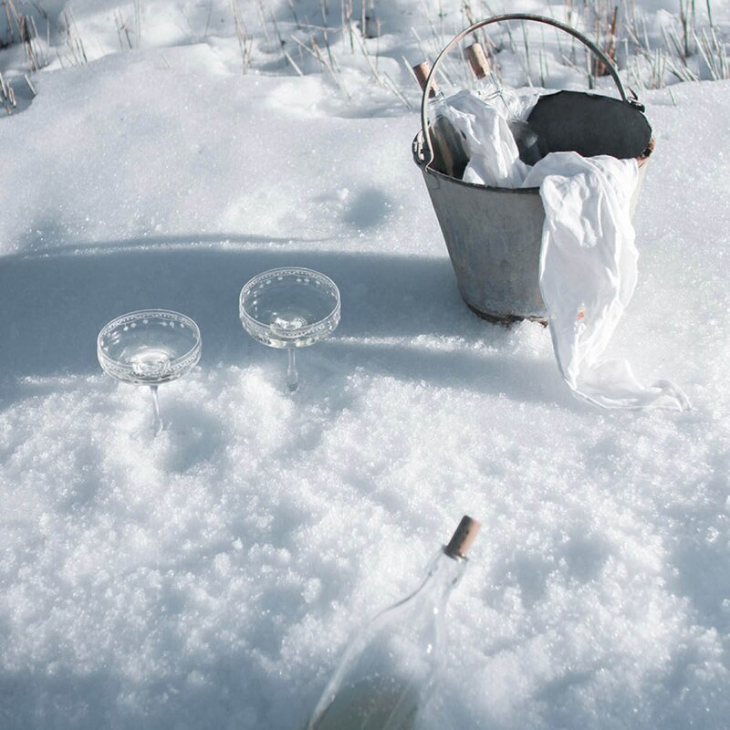 Wik & Walsøe Julemorgen champagne skål 20 cl