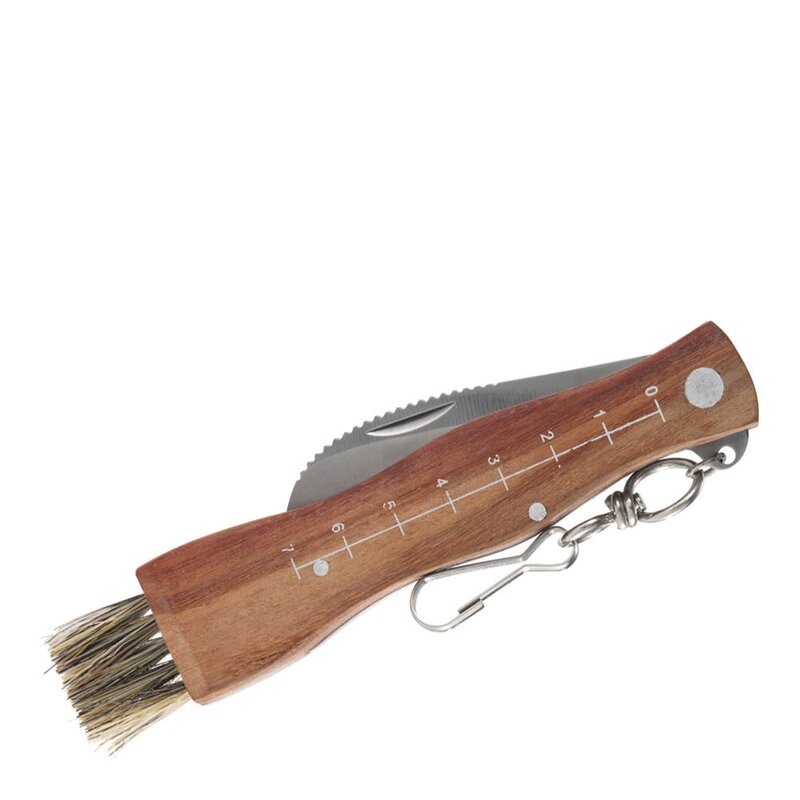 Dorre Stuti soppkniv med børste 13,2 cm brun