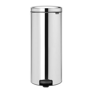 Brabantia NewIcon pedalbøtte 30L blankt stål