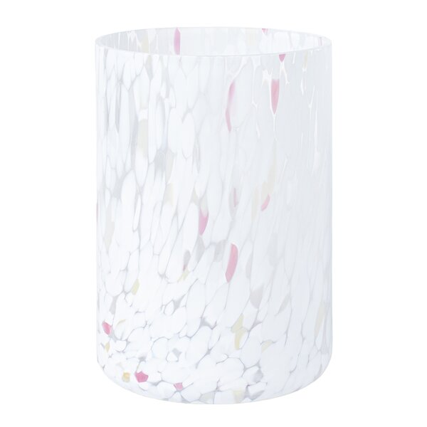Magnor Swirl lykt/vase 19 cm hvit
