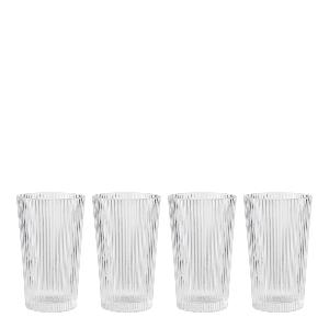 Stelton Pilastro longdrinkglass 30 cl 4 Stk klar