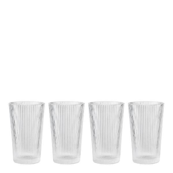 Stelton - Pilastro longdrinkglass 30 cl 4 Stk klar