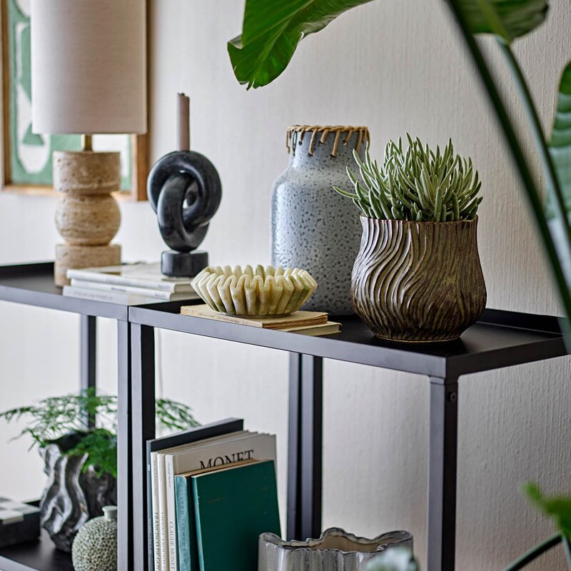 Bloomingville Harmonia skål 17,5 cm grønn marmor