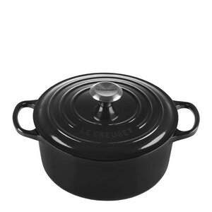 Le Creuset Signature støpejernsgryte rund 24 cm 4,2L black
