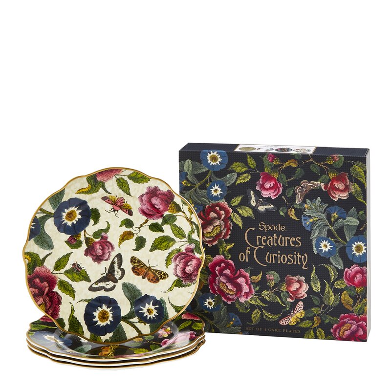 Spode Creatures of Curiosity asjetter 19 cm 4 stk