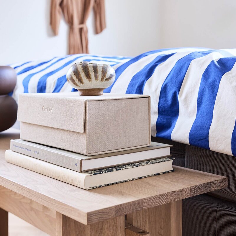 OYOY Hako oppbevaringsboks A5 24x17 cm Clay Melange