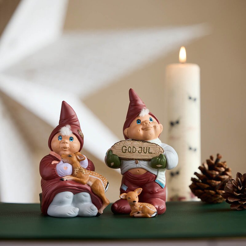 Klarborg Nissepar Elvin & Emmelie 13,5 cm årsnisse 2025