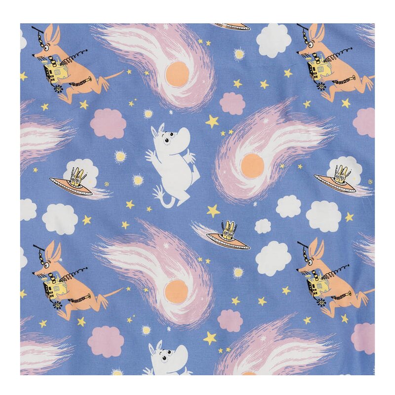 MoominArabia Mummi sengesett 85x125 cm Romeventyr blå