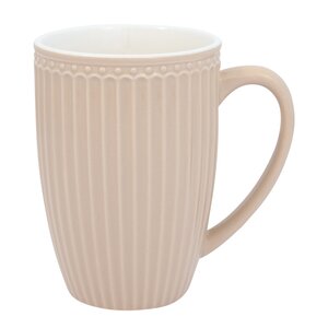 GreenGate Everyday Alice høyt krus 40 cl creamy fudge