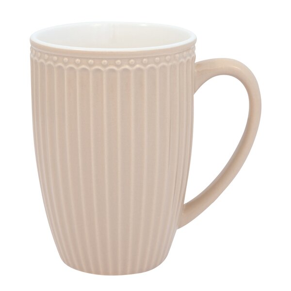GreenGate Everyday Alice høyt krus 40 cl creamy fudge