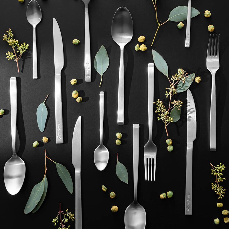 Magnor Pure bestikksett 24 deler matt stål