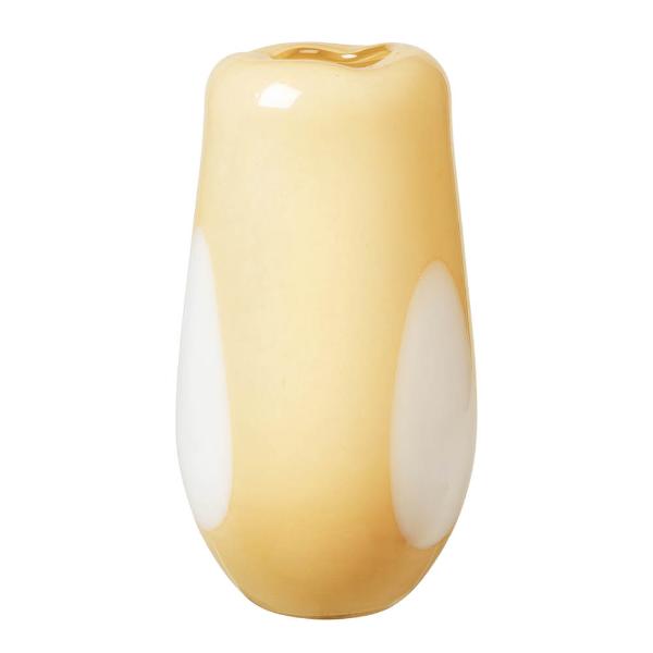 Broste Copenhagen Ada Dot vase 37 cm golden fleece