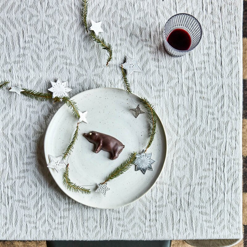 House Doctor Stars girlander 200 cm sølv