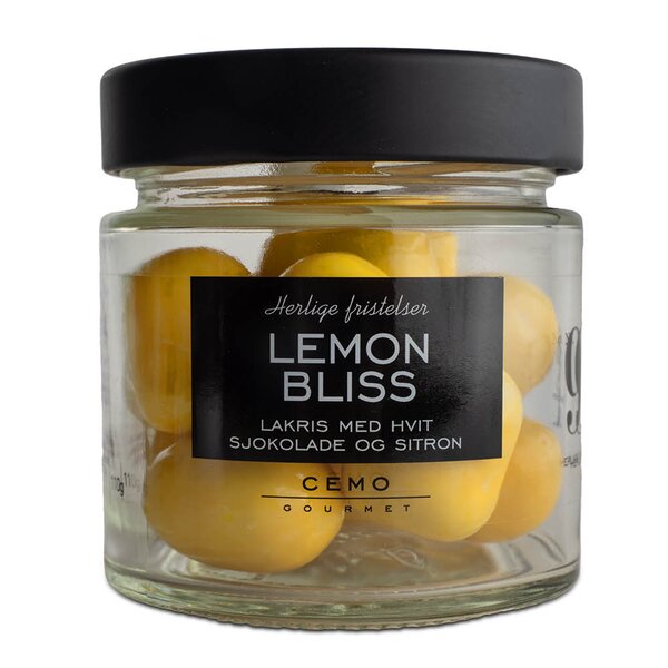 Cemo Lemon Bliss lakris med hvit sjokolade og sitron