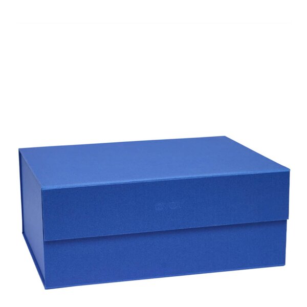 OYOY Hako oppbevaringsboks A4 33x25 cm Optic blue