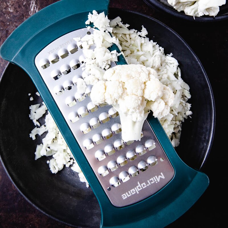 Microplane Bowl Grater rivjern til skål ekstra grovt petrol