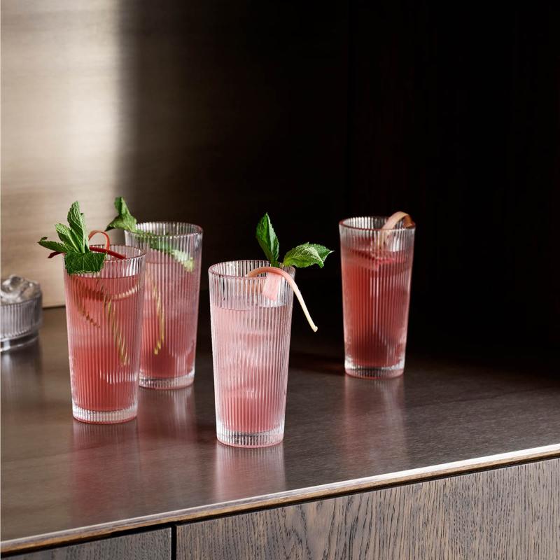 Stelton Pilastro longdrinkglass 30 cl 4 Stk klar