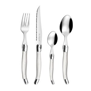 Lou Laguiole Tradition bestikksett 24 deler pearl