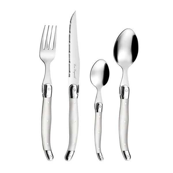 Lou Laguiole Tradition bestikksett 24 deler pearl