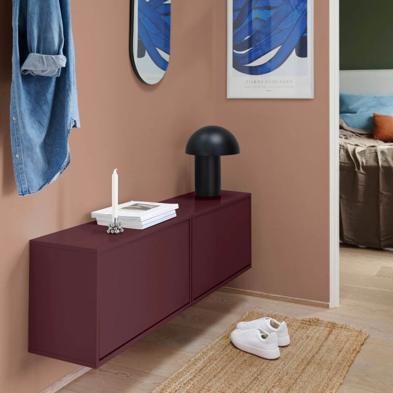 ReCollector Skoboks 70x30x40 cm Maroon Red