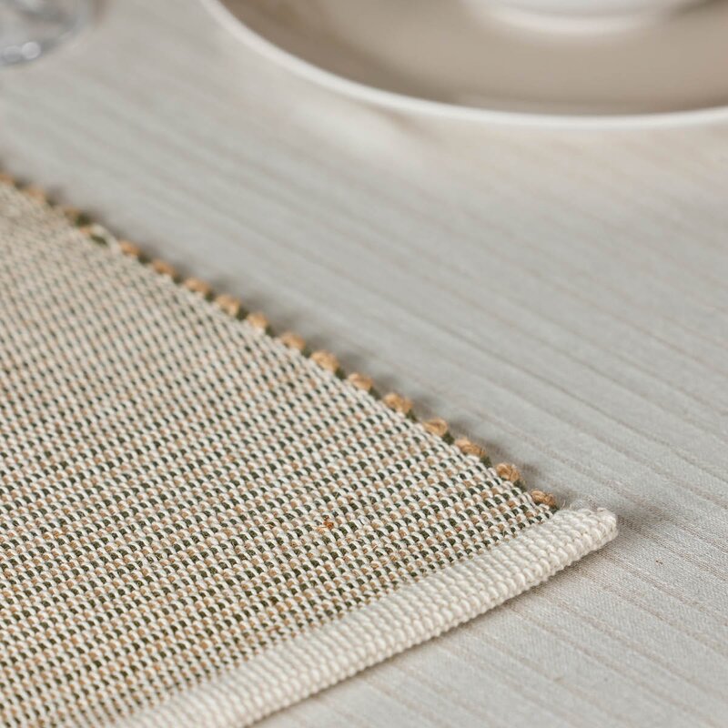 Holmen Birk løper 35x100 cm grønn