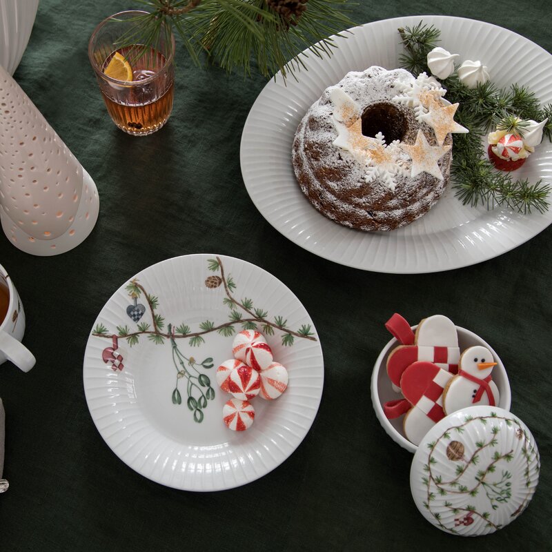 Kähler Hammershøi Christmas tallerken 22 cm hvit