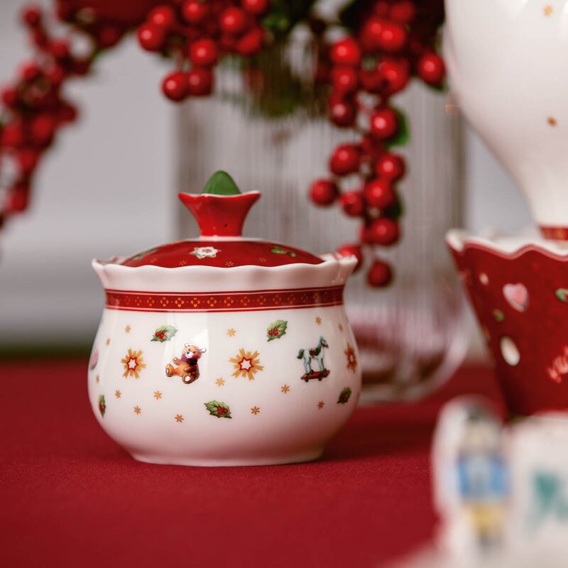 Villeroy & Boch Toy-s Delight syltetøyskål med lokk 26 cl multi